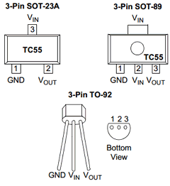 TC55RP3301EMBTR Datasheet PDF Microchip Technology