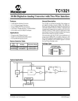 TC1321EOA Datasheet PDF Microchip Technology