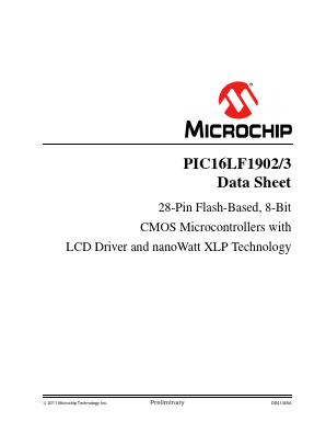 PIC16LF1902-ISS Datasheet PDF Microchip Technology