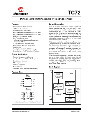TC72-5.0MUATR Datasheet PDF Microchip Technology