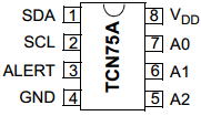 TCN75A Datasheet PDF Microchip Technology