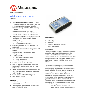 ISENSOR Datasheet PDF Microchip Technology
