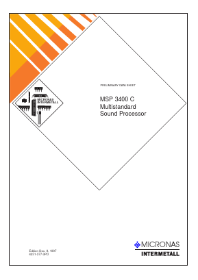 MSP3400C Datasheet PDF Micronas
