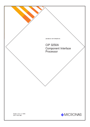 CIP3250A Datasheet PDF Micronas
