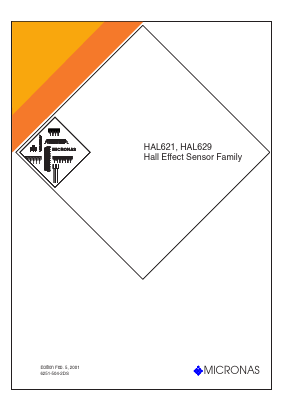HAL621SF-A Datasheet PDF Micronas