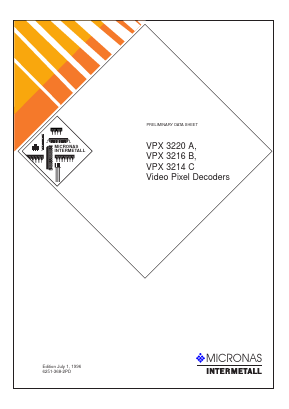 VPX3214C Datasheet PDF Micronas