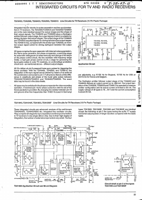 TDA1950F Datasheet PDF Micronas