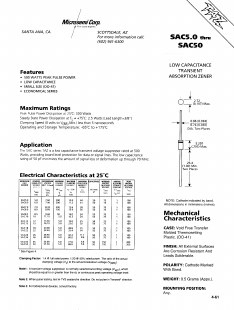SAC60 Datasheet PDF Microsemi Corporation