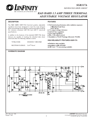 SGR117AT-883B Datasheet PDF Microsemi Corporation