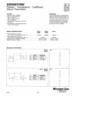 TM1-4 Datasheet PDF Microsemi Corporation