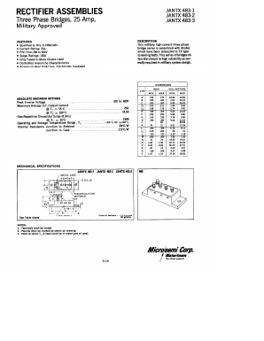 483-2 Datasheet PDF Microsemi Corporation