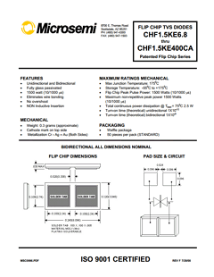 CHF1.5KE75A Datasheet PDF Microsemi Corporation