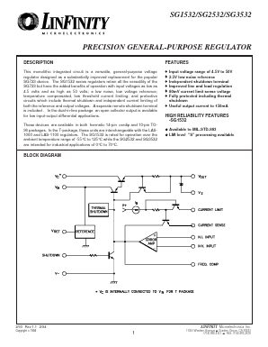 SG3532J Datasheet PDF Microsemi Corporation