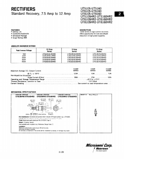 UT6110 Datasheet PDF Microsemi Corporation