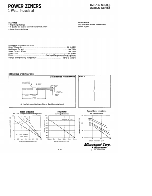 UZ875Q Datasheet PDF Microsemi Corporation