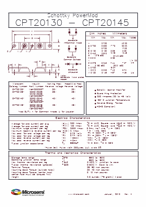 200CNQ035 Datasheet PDF Microsemi Corporation