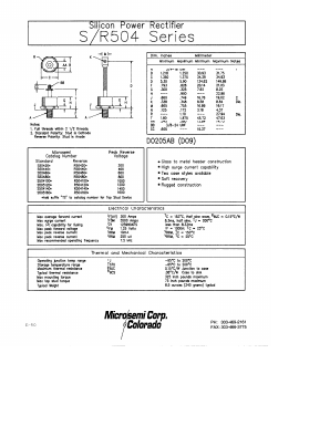 S50440TS Datasheet PDF Microsemi Corporation