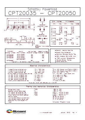 201CNQ035 Datasheet PDF Microsemi Corporation