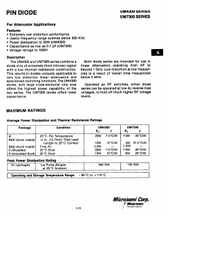 UM4306 Datasheet PDF Microsemi Corporation