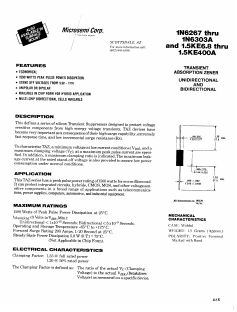 1.5KE10C_ Datasheet PDF Microsemi Corporation