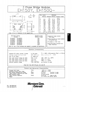 EH15002Q Datasheet PDF Microsemi Corporation