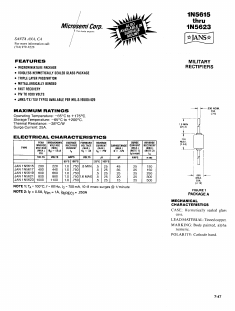 1N5623 Datasheet PDF Microsemi Corporation