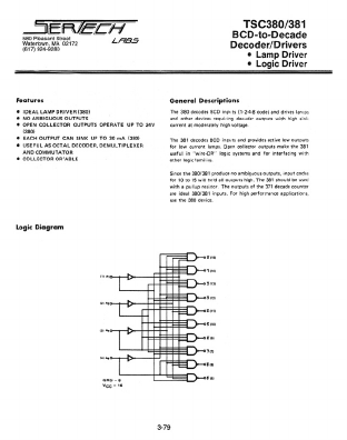 TC380AL/CL Datasheet PDF Microsemi Corporation