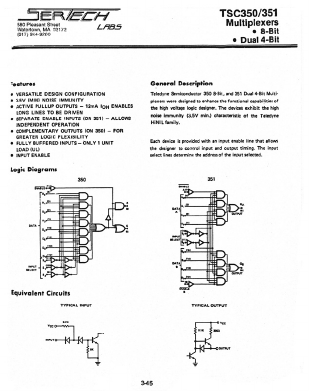 TC350AL/CL Datasheet PDF Microsemi Corporation