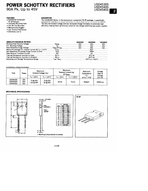 USD4545S Datasheet PDF Microsemi Corporation
