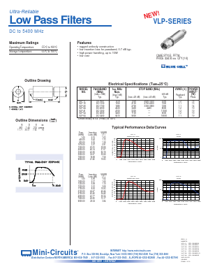 VLP-41 Datasheet PDF Minicircuits