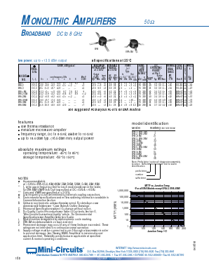 ERA-1SM Datasheet PDF Minicircuits