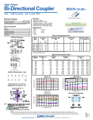 BDCN-10-25 Datasheet PDF Minicircuits