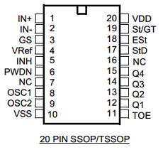 MT8870DC Datasheet PDF Mitel Networks