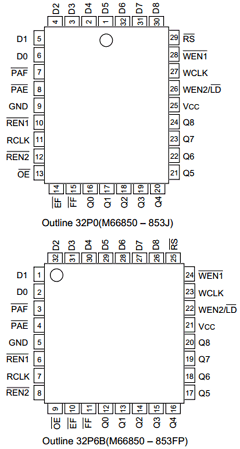 M66853J Datasheet PDF MITSUBISHI ELECTRIC 