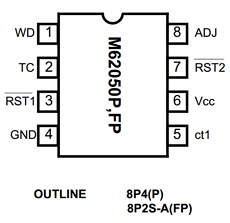 M62050P Datasheet PDF MITSUBISHI ELECTRIC 
