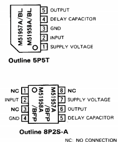 M51957A Datasheet PDF MITSUBISHI ELECTRIC 
