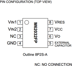 M62032FP Datasheet PDF MITSUBISHI ELECTRIC 