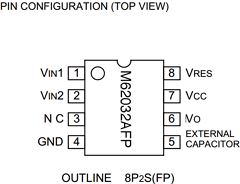 M62032AFP Datasheet PDF MITSUBISHI ELECTRIC 