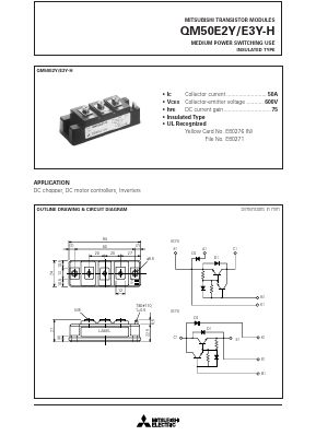 QM50E2Y-H Datasheet PDF MITSUBISHI ELECTRIC 