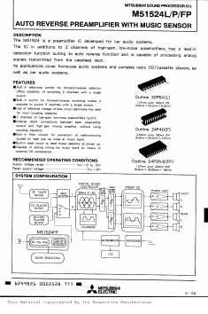 M51524P Datasheet PDF Mitsumi