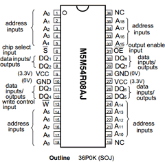 M5M54R08AJ-10 Datasheet PDF Mitsumi