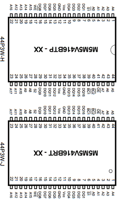 M5M5V416BTP-85LI Datasheet PDF Mitsumi