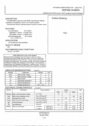 MGF4951 Datasheet PDF Mitsumi