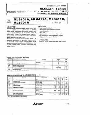ML6411A Datasheet PDF Mitsumi