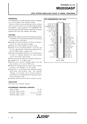M52030ASP Datasheet PDF Mitsumi