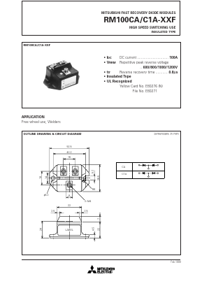RM100CA-16F Datasheet PDF Mitsumi