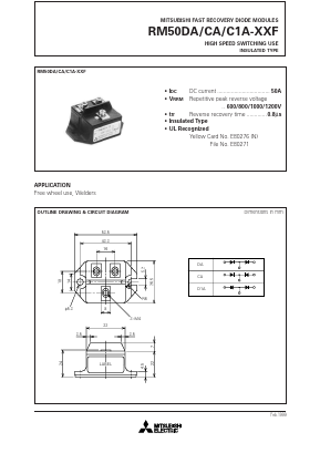 RM50C1A-20F Datasheet PDF Mitsumi