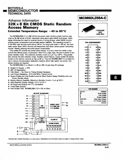 MCM60L256A-C Datasheet PDF Motorola => Freescale