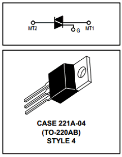 MAC224-8 Datasheet PDF Motorola => Freescale