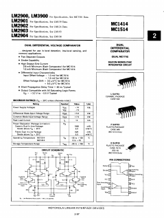 MC1414 Datasheet PDF Motorola => Freescale